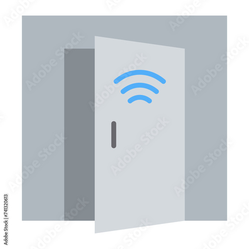 Smart Door Icon photo