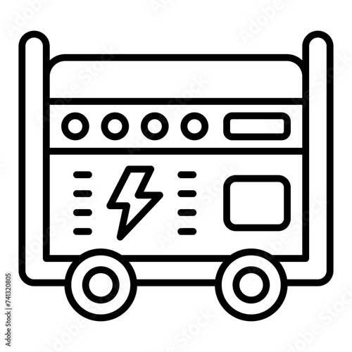 Electric Generator Icon