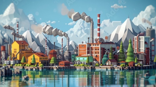Educational video game where players manage a biomass power plant, combining fun with learning about renewable energy photo