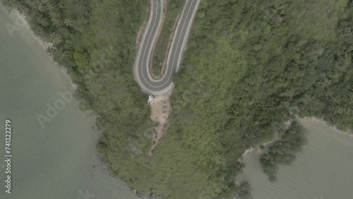 Beauty Aerial Footage Puncak Mandeh Pesisir Selatan, West Sumatra, Indonesia 4k Drone Video Cinelike Color Profile  photo