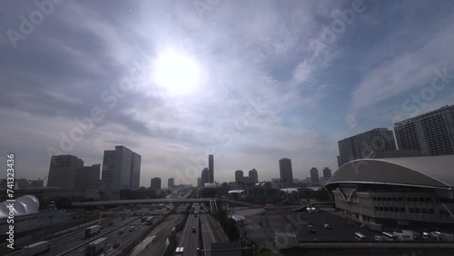 東京・豊洲市場周辺の風景
