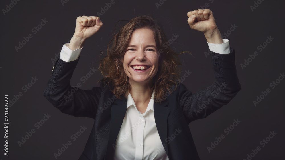 portrait of a happy business woman portrait of a happy business woman