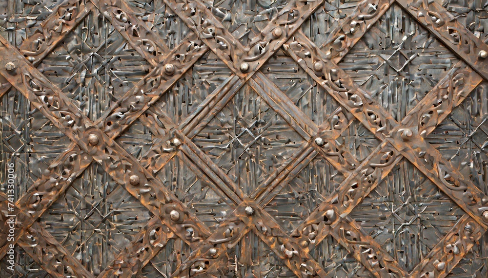old rusty door, stack of wood, Background for design made of fabrication, Ai Generate old rusty door, stack of wood, Background for design made of fabrication, Ai Generate