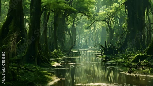 nature swamp forest photo