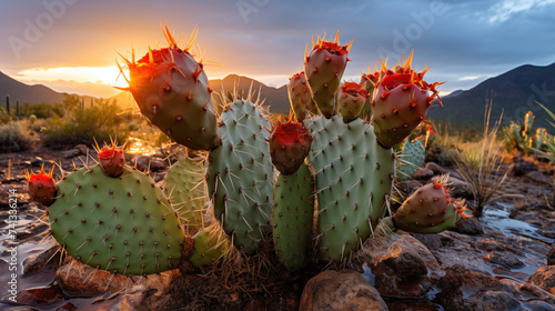 Desert Awakening  Landscape Photography of Arizona s Pristine Frontier with Morning Dew