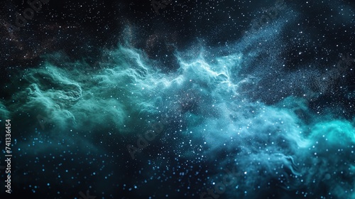 Space background with nebula and stars