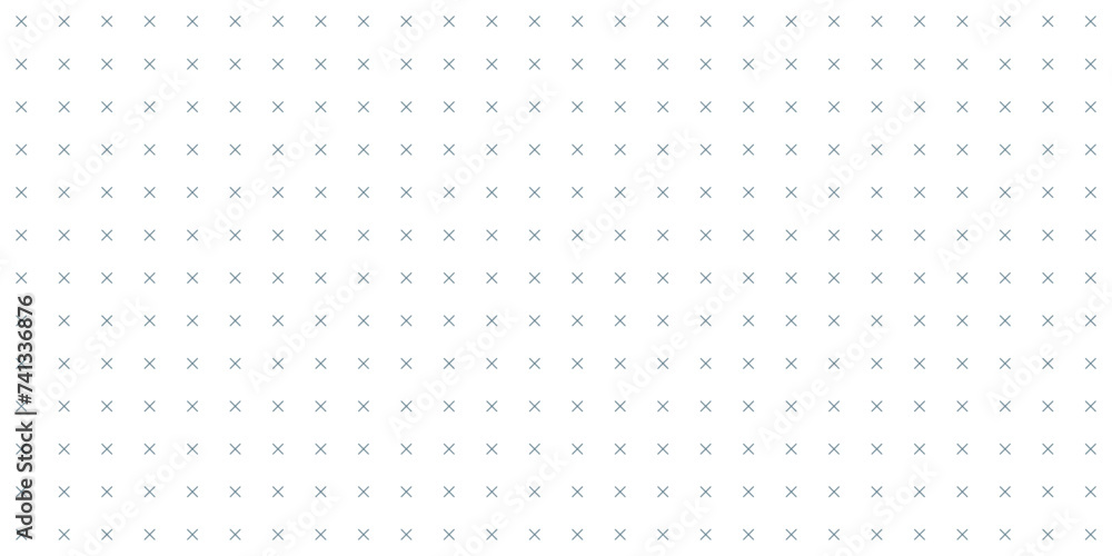 X cross pattern with plus sign. mathematics geometry background texture. seamless cross