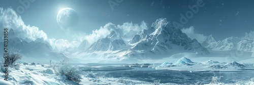 A Wild Alaskan Landscape With Glaciers  Background Image  Background For Banner  HD