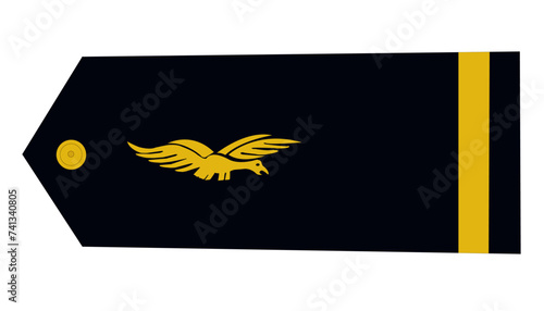 Galon de l'armée de l'air française: Officier subalterne: Sous-lieutenant