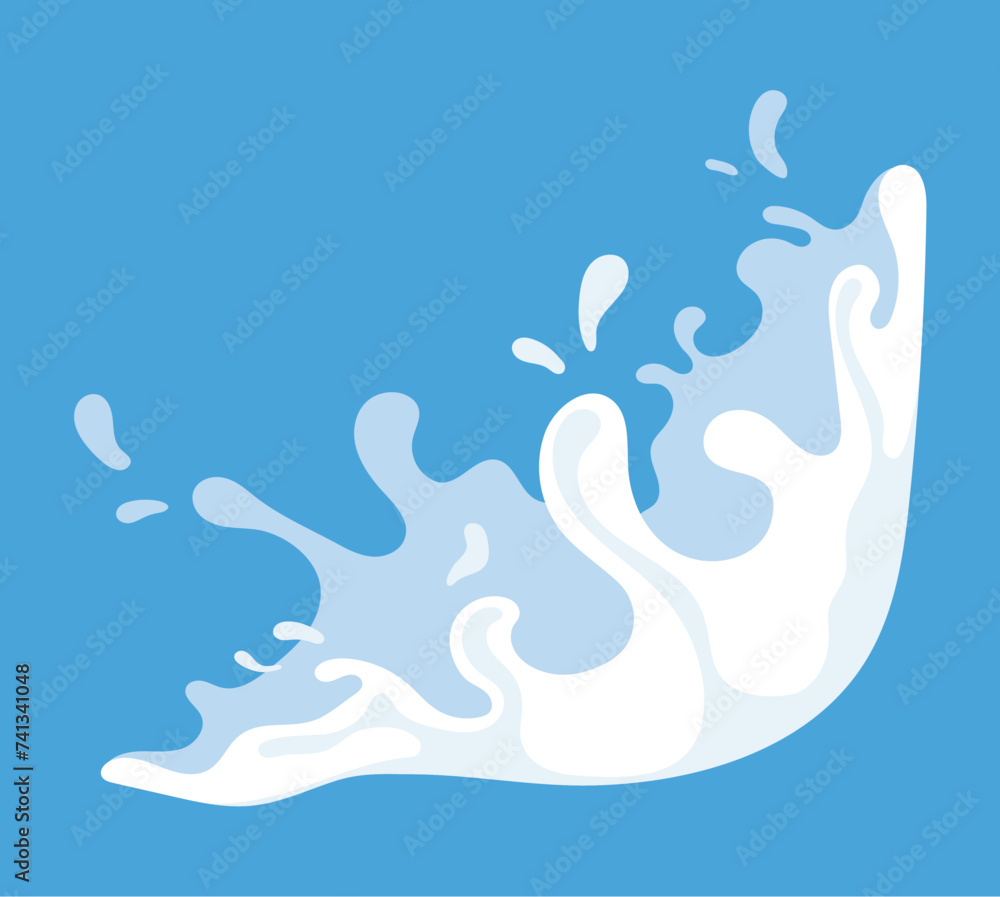 Milk splash of colorful set. This piece offers a stunning portrayal of milk splashes and drops, showcasing the artist's talent and creativity. Vector illustration. Milk splash of colorful set. This piece offers a stunning portrayal of milk splashes and drops, showcasing the artist's talent and creativity. Vector illustration.