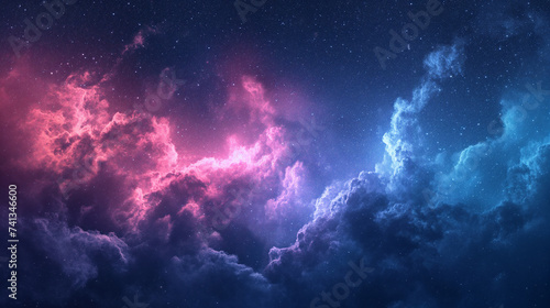 space background with nebula and stars