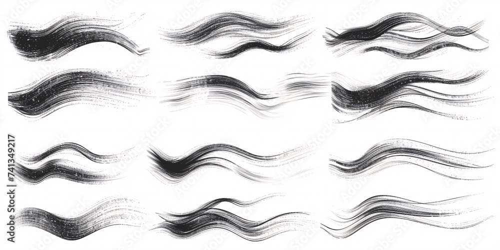 A collection of hand-drawn sketchy lines and squiggles in various styles and textures. A collection of hand-drawn sketchy lines and squiggles in various styles and textures.