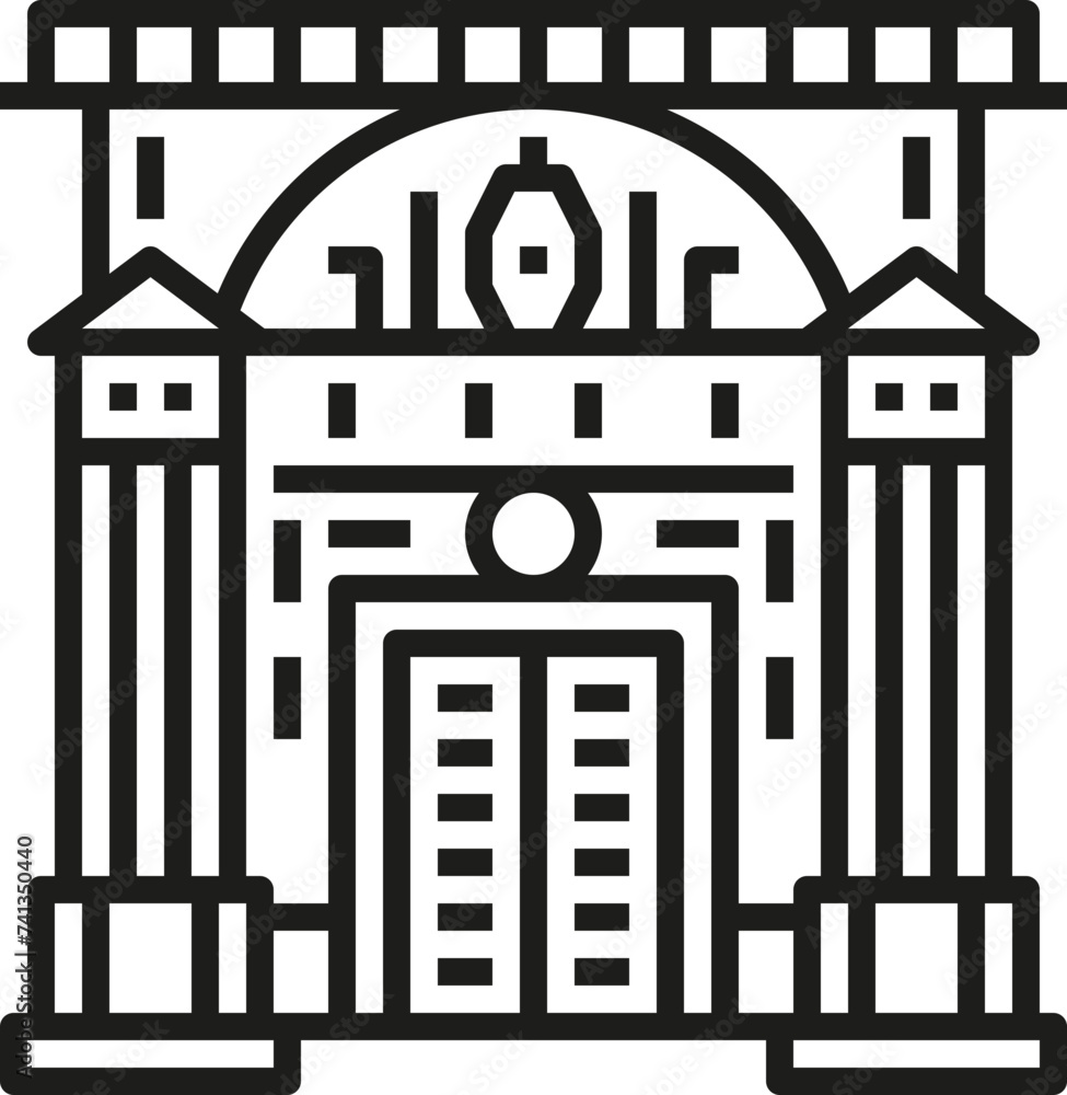 Córdoba – Spain: Museo Arqueologico (outline) Córdoba – Spain: Museo Arqueologico (outline)