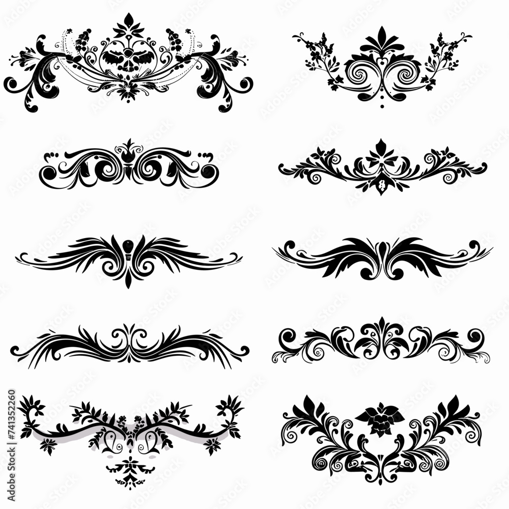 set of elements for design set of elements for design