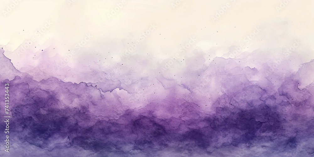 Soft lavender watercolor delicately bleeding into a light parchment backdrop, yielding a dreamy and ethereal fusion of hues