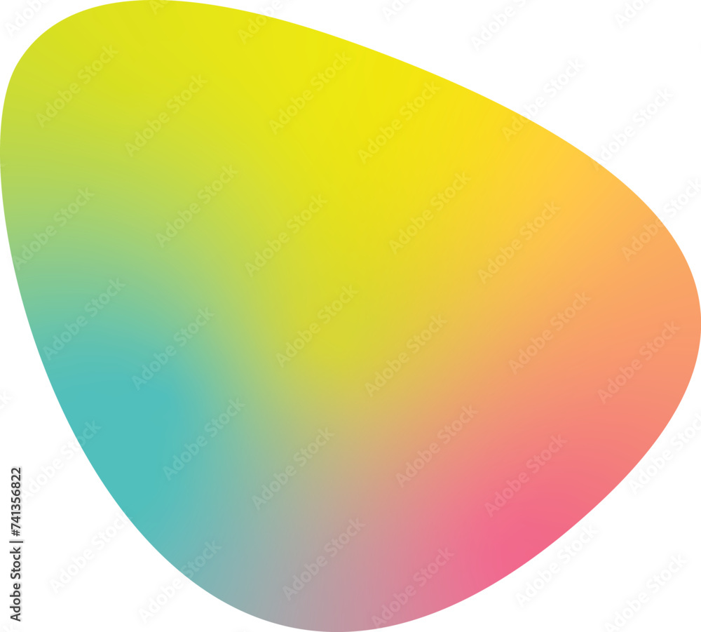 custom made wallpaper toronto digitaltriangle gradient shape in symbolic stone form, colorful vector gradient background