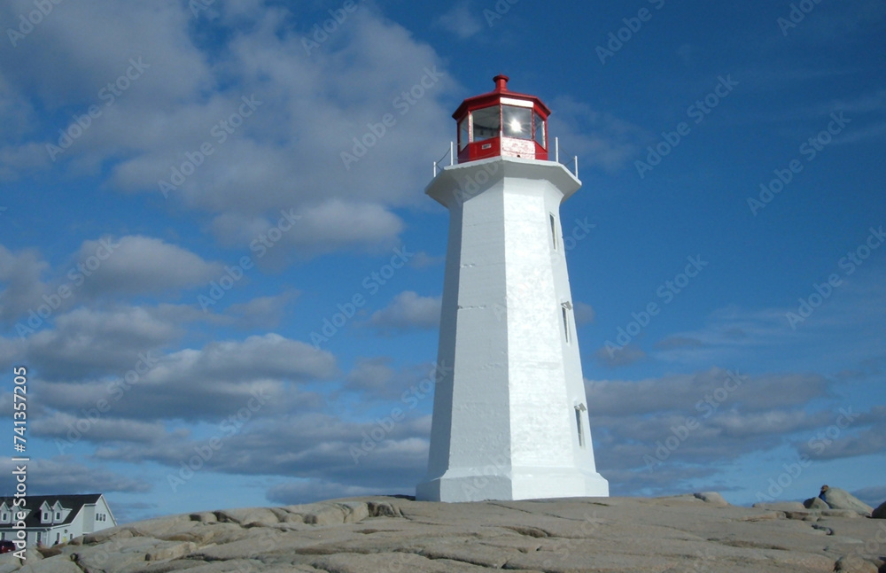 Lighthouse at Peggy Cove, Halifax Canada