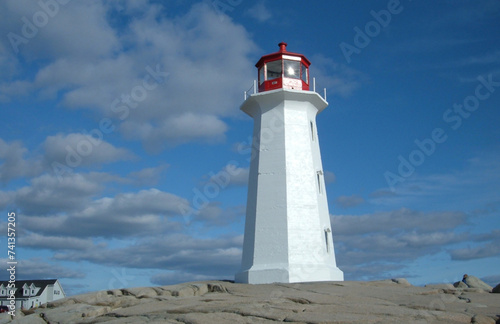 Lighthouse at Peggy Cove  Halifax Canada
