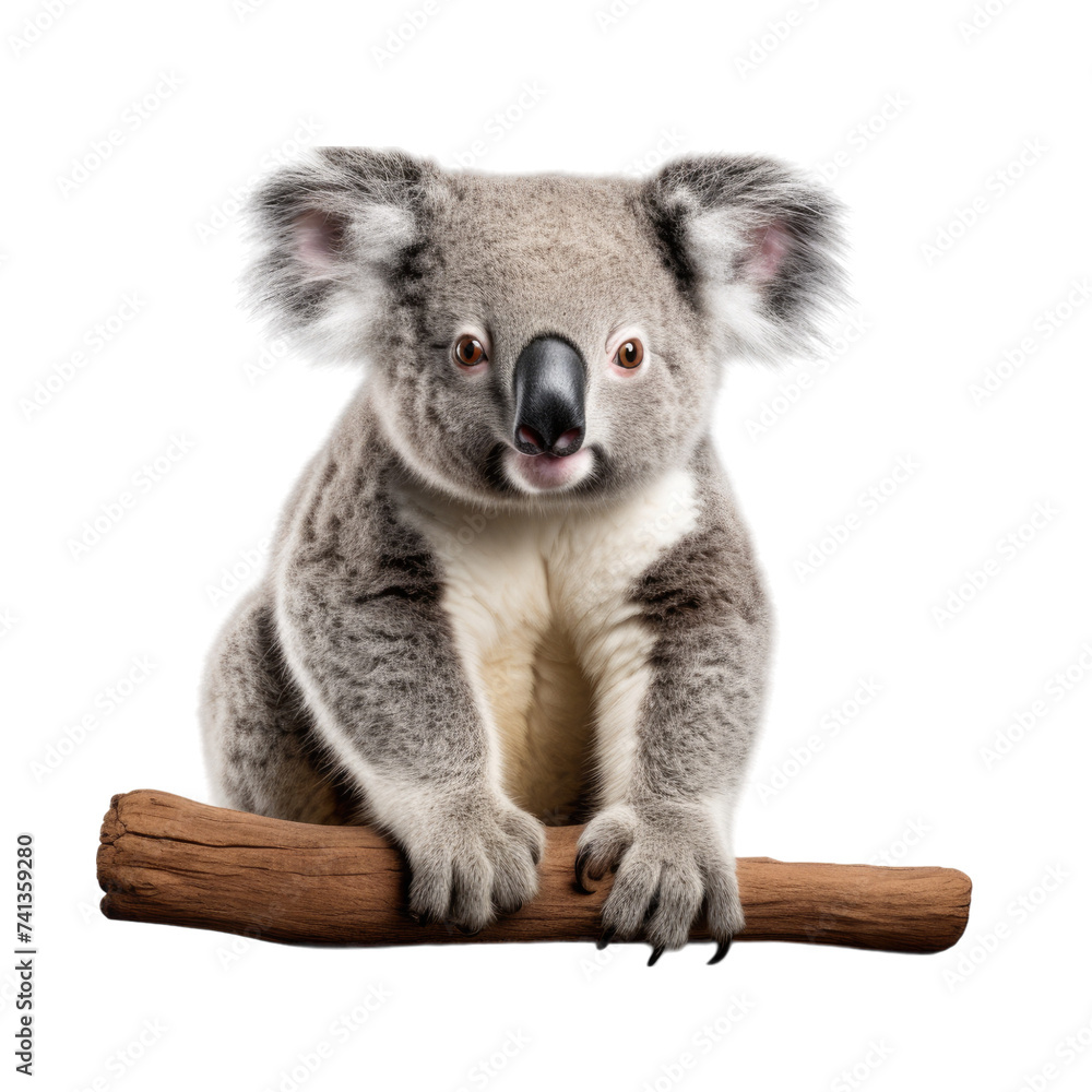 Fototapeta premium Koala on transparent background