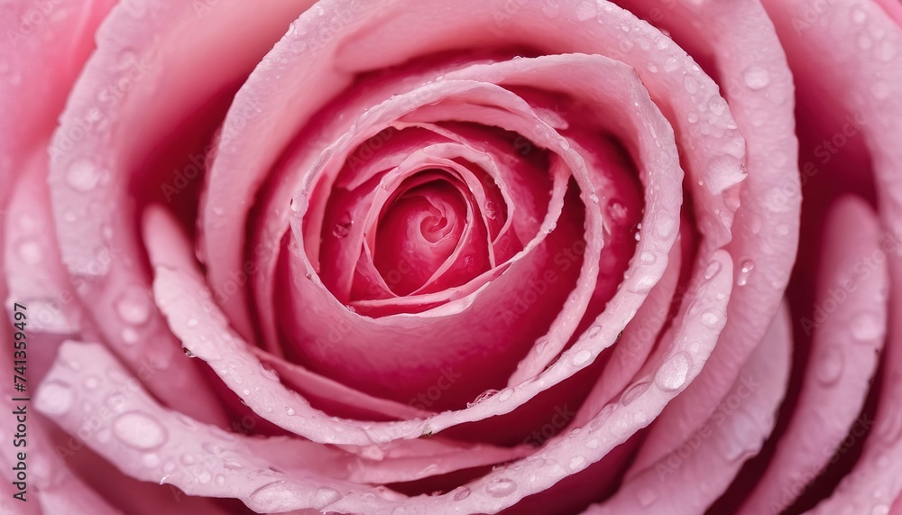 Background macro water droplets on the petals of pink roses Background macro water droplets on the petals of pink roses