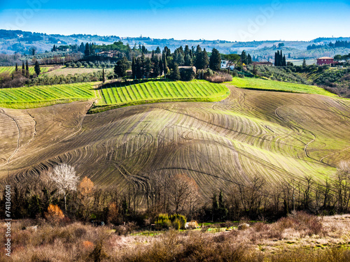 Foto Itala, Toscana, la campagna di Certaldo.