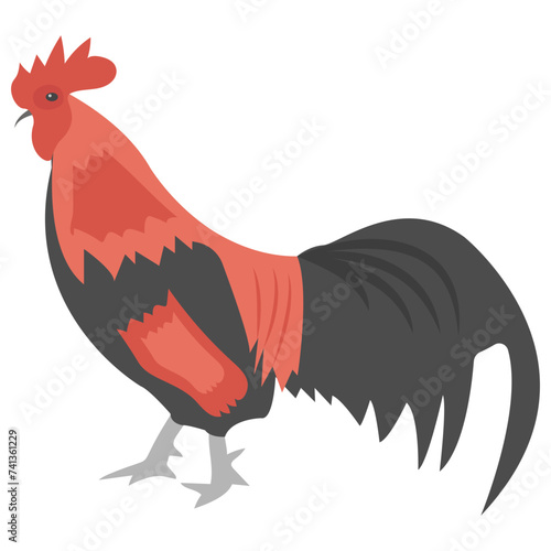 Roster flat icon design 