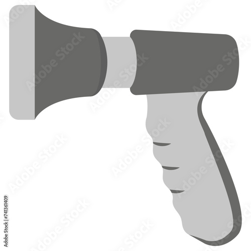 Hose nozzle flat icon design 