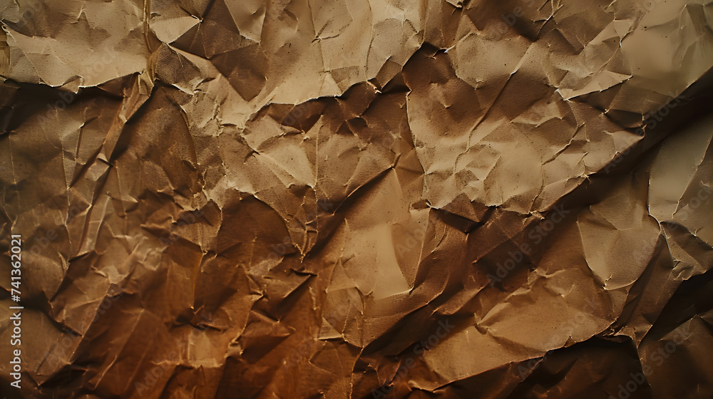 Brown paper texture - obrazy, fototapety, plakaty 