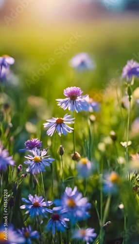 AI Generative image of a spring meadow © Sunshine Seeds