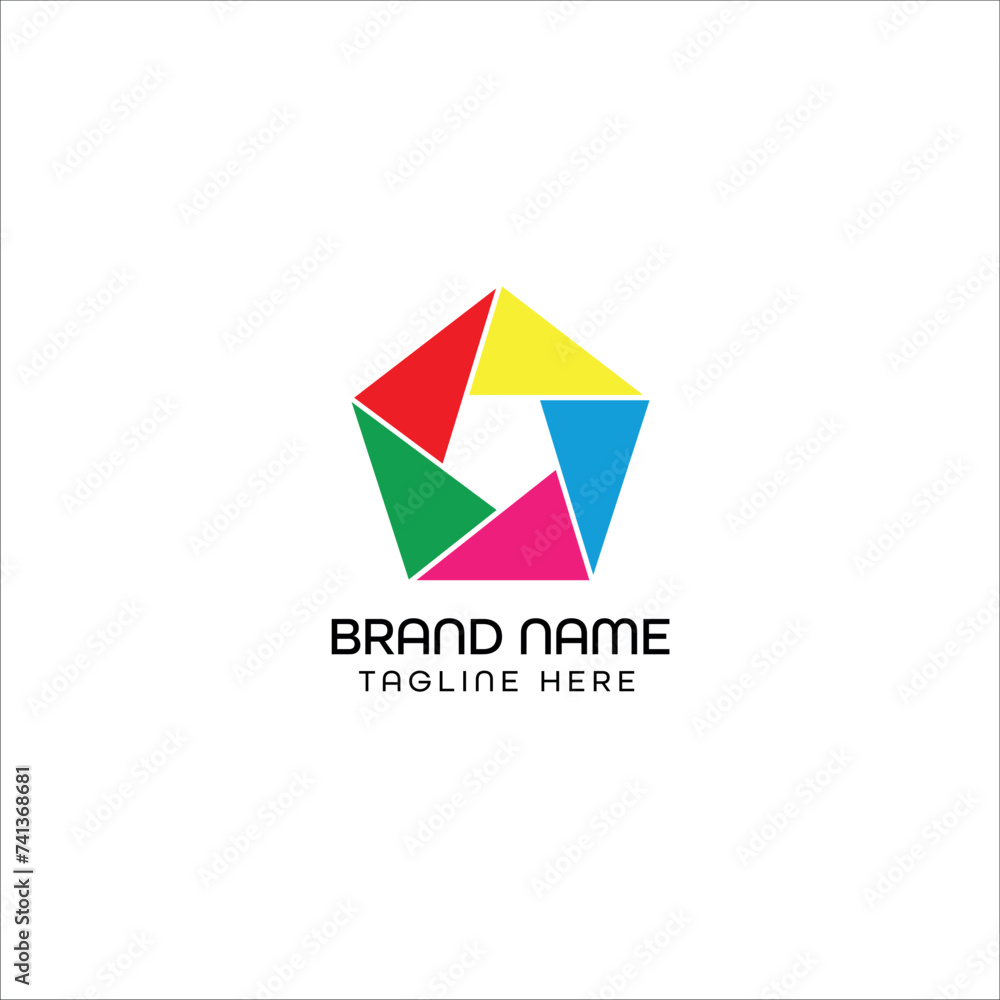 Naklejka premium logo design