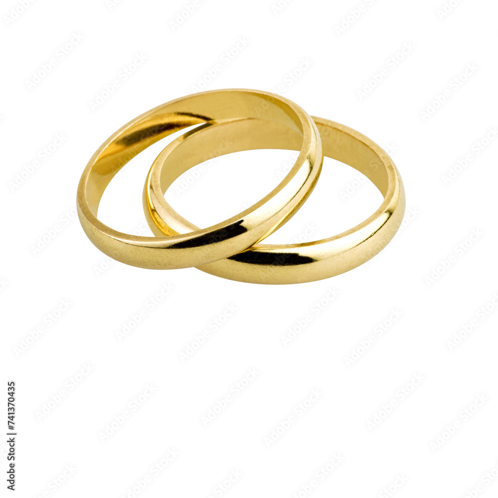 old wedding rings floating