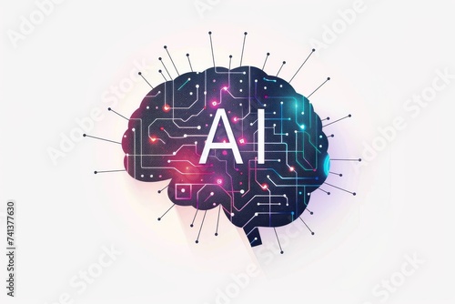 AI Brain Chip poct. Artificial Intelligence substance k mind ai transformation team axon. Semiconductor autonomous system circuit board algorithm