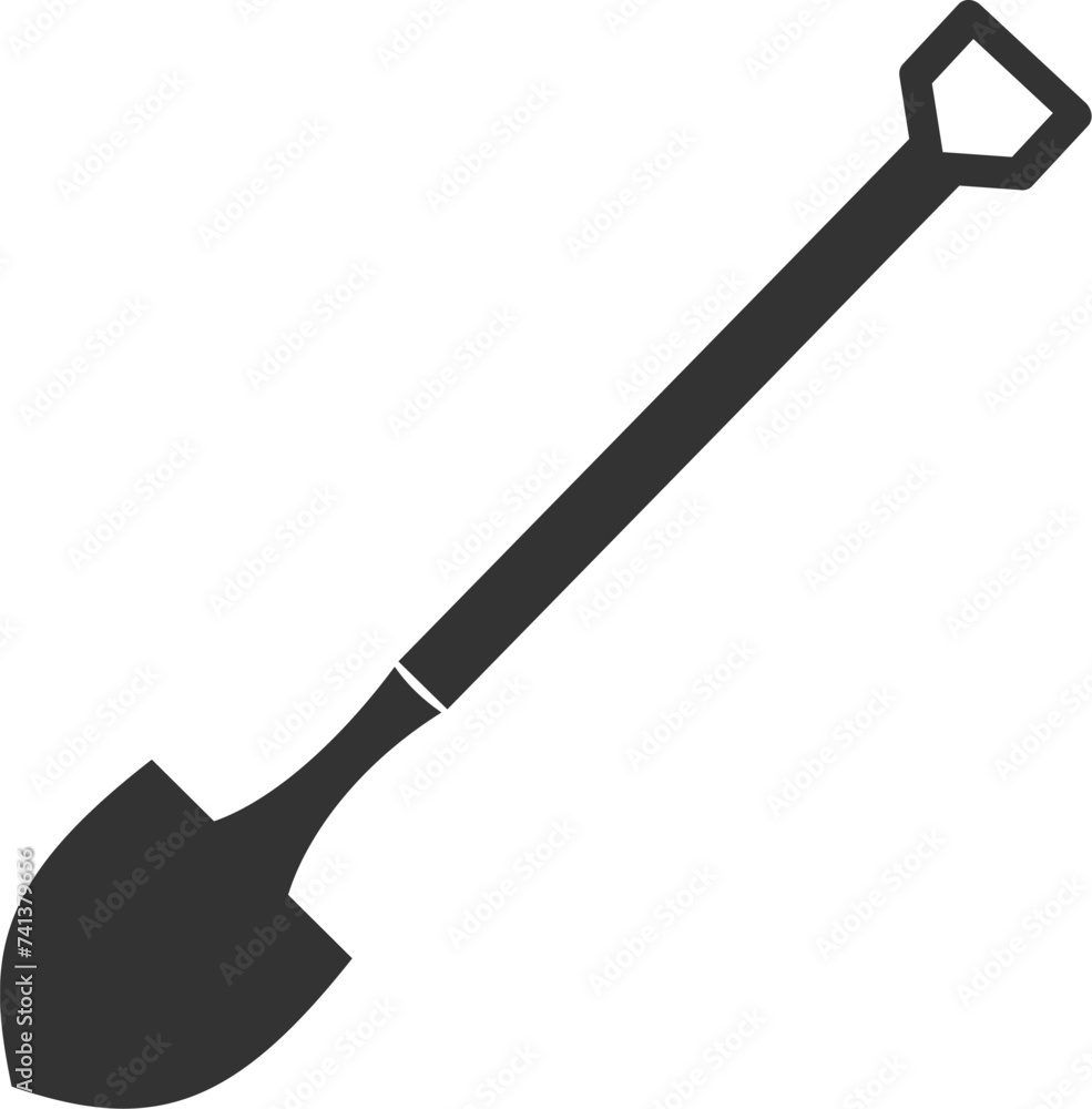 Shovel icon vector. Replaceable vector design. Shovel icon vector. Replaceable vector design.