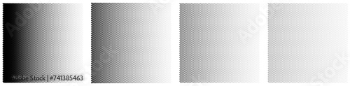 TRAMES VECTORIELLES. Dégradés de demi-teintes avec points parfaitement ronds. 4588 points par carré photo