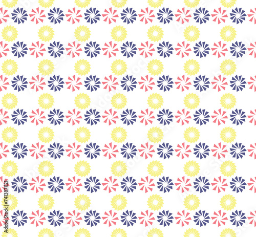 Wallpaper Mural Floral Love: Seamless Pattern with Flowers Torontodigital.ca