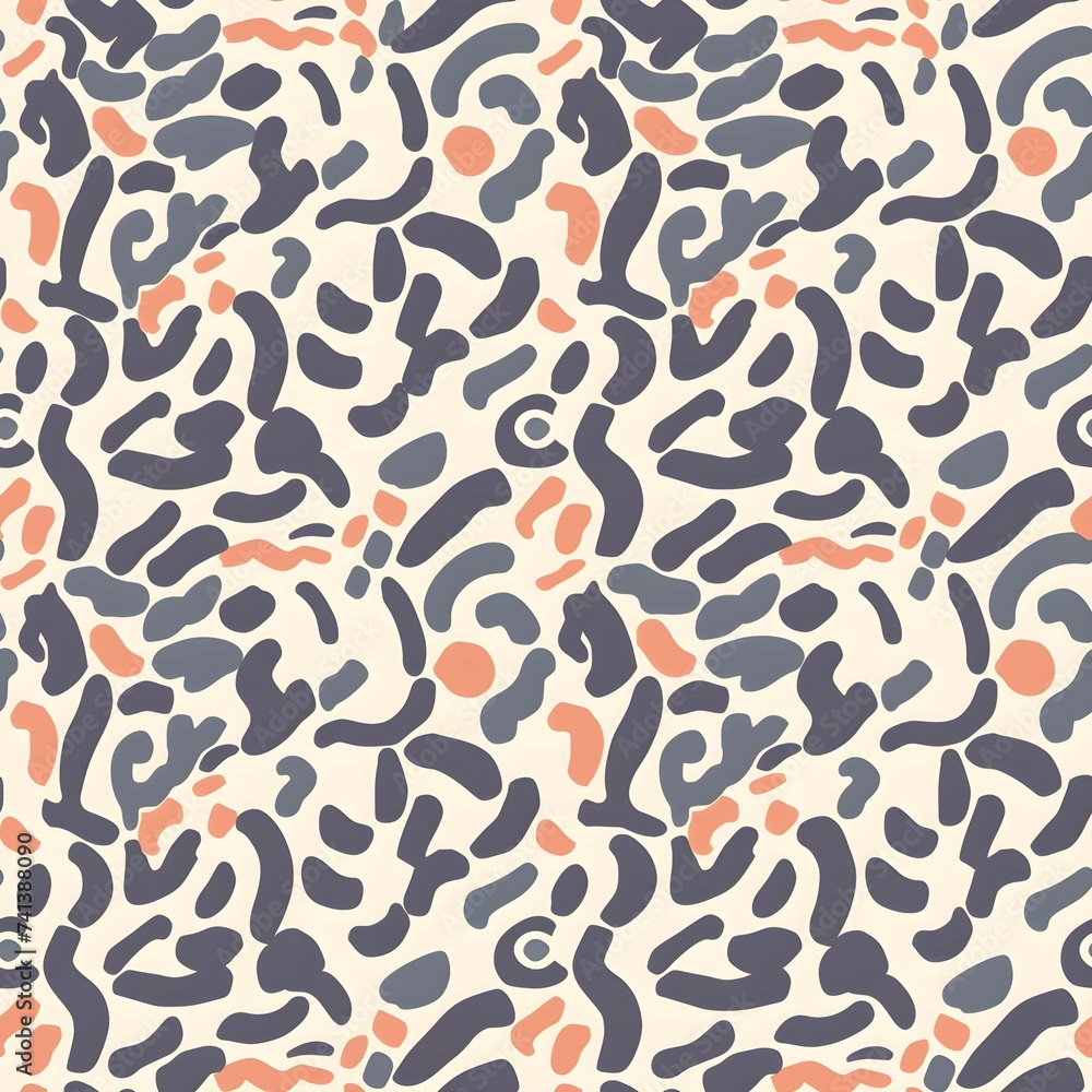 simple, seamless pattern, colorful doodle pattern. simple, seamless pattern, colorful doodle pattern.
