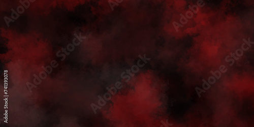 Abstract black and red rock stone old wall grunge textured cement black, red background. marbled, red painted background illustration. Eerie black background with billowing red smoke on black.