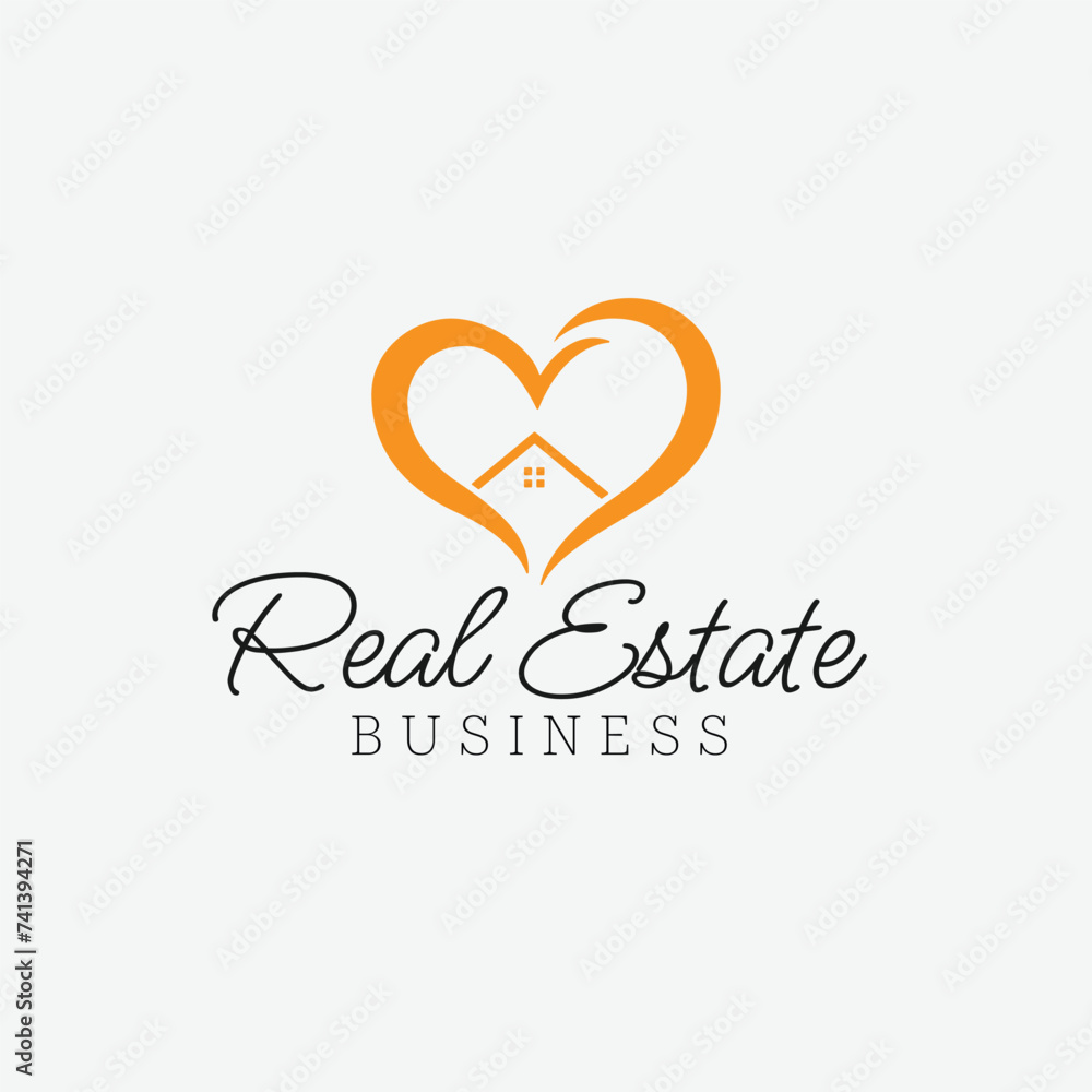 Modern and luxury real estate logo design template for property management businesses. Create your branding with professional black, white, and golden accents.