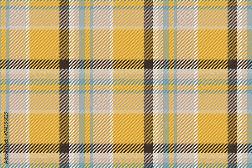 Plaid tartan seamless pattern in vector for shirt printing, jacquard patterns, textiles
