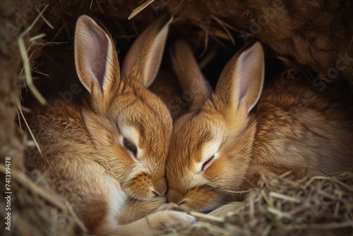 rabbit in the grass