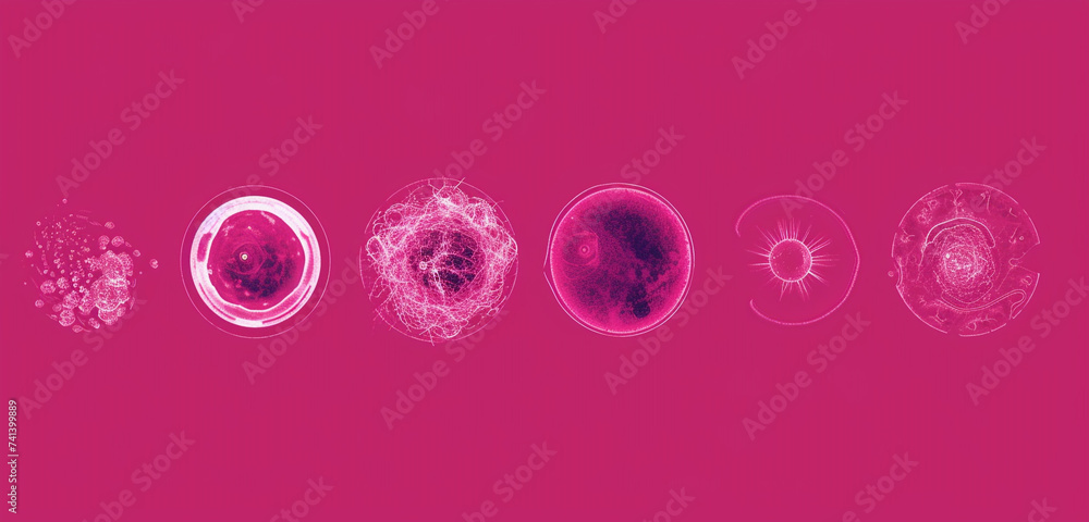 Visual guide to the checkpoints in meiosis, set against a magenta background, including labeled diagram
