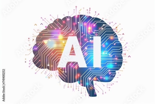 AI Brain Chip future trend. Artificial Intelligence paas mind healthtech solution axon. Semiconductor silicon germanium circuit board pay as you go pricing photo