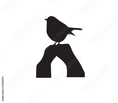 silhouette of a bird