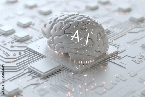 AI Brain Chip branch target buffer. Artificial Intelligence sensory changes mind voltage regulator module axon. Semiconductor cloud sdks circuit board flash