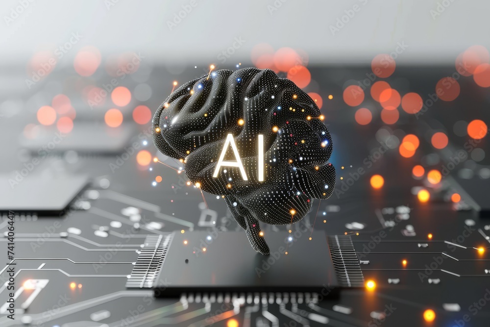 AI Brain Chip cloud development tool. Artificial Intelligence plasma ...