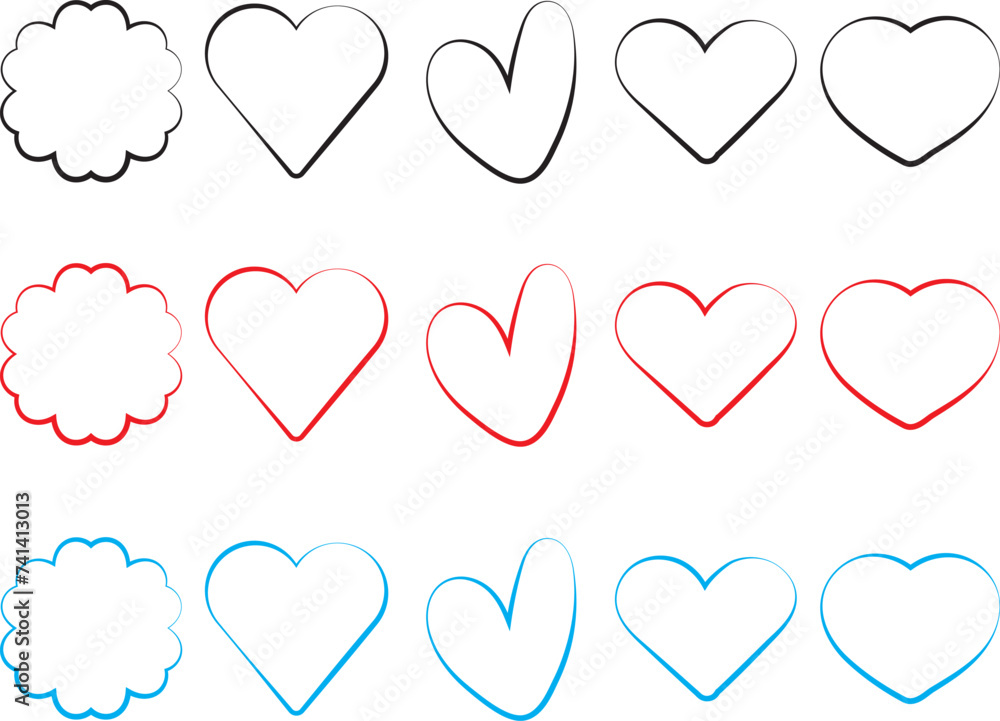 Heart SVG Bundle, Valentine Heart Svg, Sketch Svg, Love Svg, Heart Shape Svg, Hand Drawn Heart Svg, Doodle Heart Svg, Hearts In Heart Svg