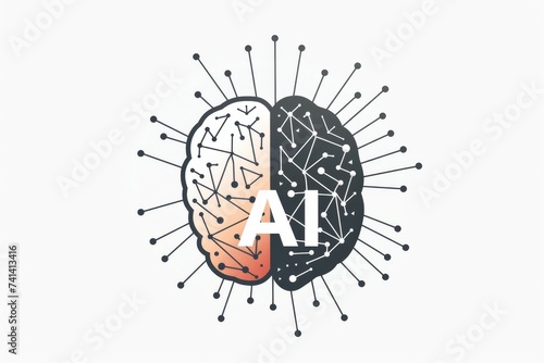 AI Brain Chip cache memory. Artificial Intelligence quantum state mind learning agility axon. Semiconductor amygdaloid nucleus circuit board digital monitoring