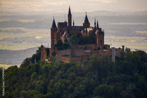 Panoramic view of Hohenzollern Castle in Germany. © Bernhard