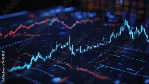 stock market analyze graph