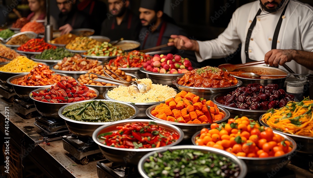 Fototapeta premium food background